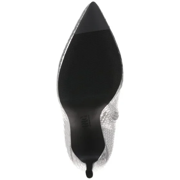 100$ I.N.C International Concepts Rajel Dressy Knee High Boots Size 10.5 Gray - Picture 2 of 2